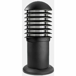 LEDS·C4 Baliza Ip66 Balizas Grid 300Mm E27 15W Gris Urbano