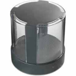 LEDS·C4 Baliza Ip65 Compact Ø210Mm Led 16.8W Blanco Cálido - 3000K Gris Urbano 744Lm