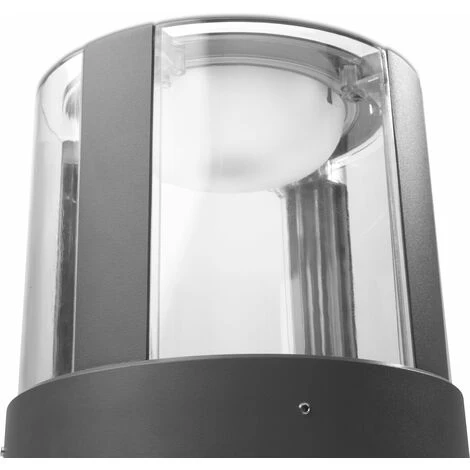 LEDS·C4 Baliza Ip65 Compact Ø210Mm Led 16.8W Blanco Cálido - 3000K Gris Urbano 744Lm – Image 3