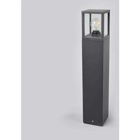LAMPENWELT Luminaire Extérieur 'Klemens' En Aluminium - Gris Graphite, Transparent – Image 3