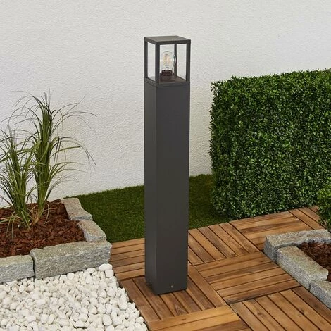 LUCANDE Luminaire Extérieur 'Klemens' En Aluminium - Gris Graphite, Transparent – Image 2