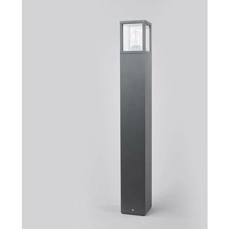LUCANDE Luminaire Extérieur 'Klemens' En Aluminium - Gris Graphite, Transparent – Image 3