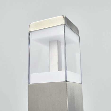 LINDBY LED Luminaire Extérieur 'Baily' En Inox - Inox, Transparent, Satiné – Image 4