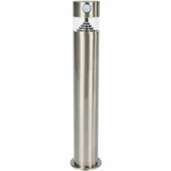 LINDBY LED Lampe Solaire 'Kalypso' En Inox - Acier Inoxydable, Transparent