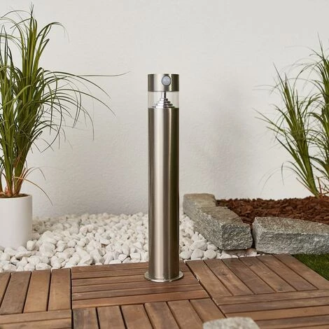 LINDBY LED Lampe Solaire 'Kalypso' En Inox - Acier Inoxydable, Transparent – Image 2