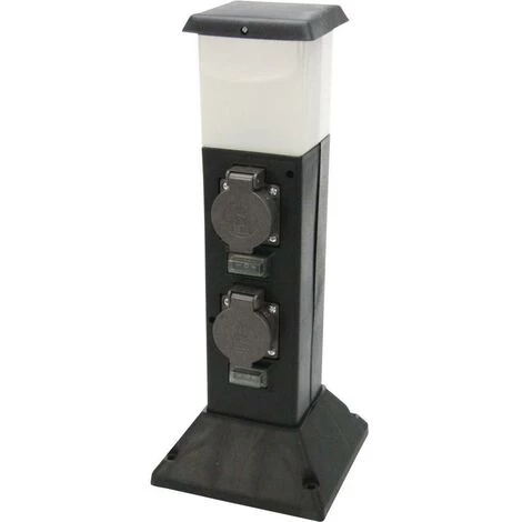 Lampadaire Extérieur Avec Détecteur De Mouvements Heitronic Shanghai 35111 E14 N/A Puissance: 15 W N/A – Image 2